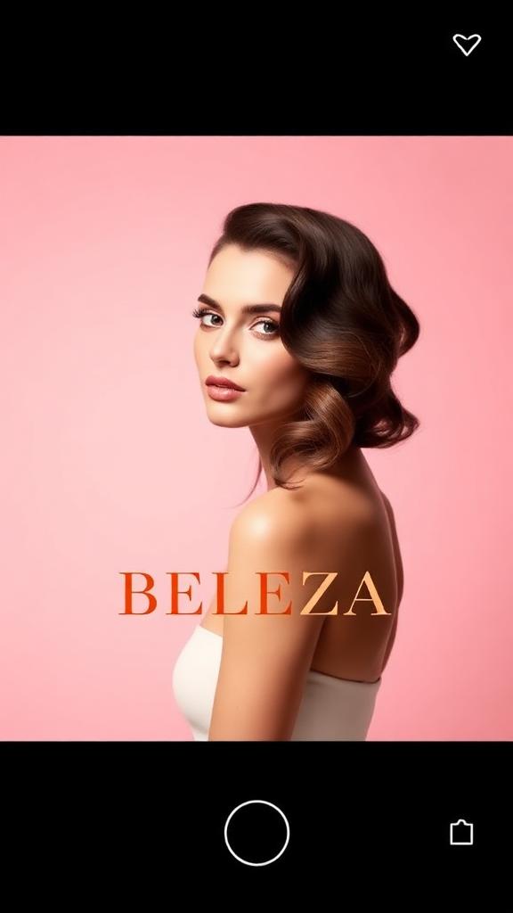 Story de salão de beleza gerado por IA