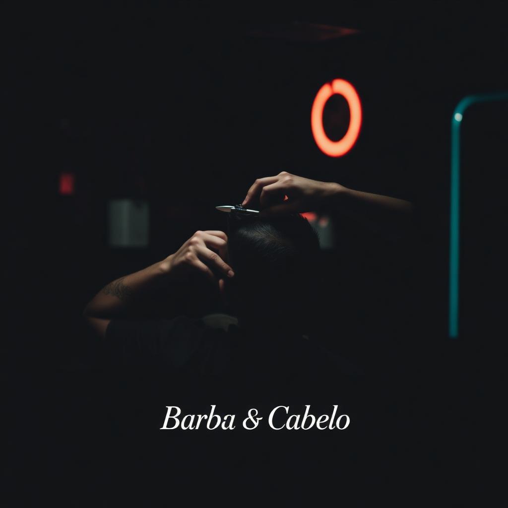 Post de barbearia gerado por IA