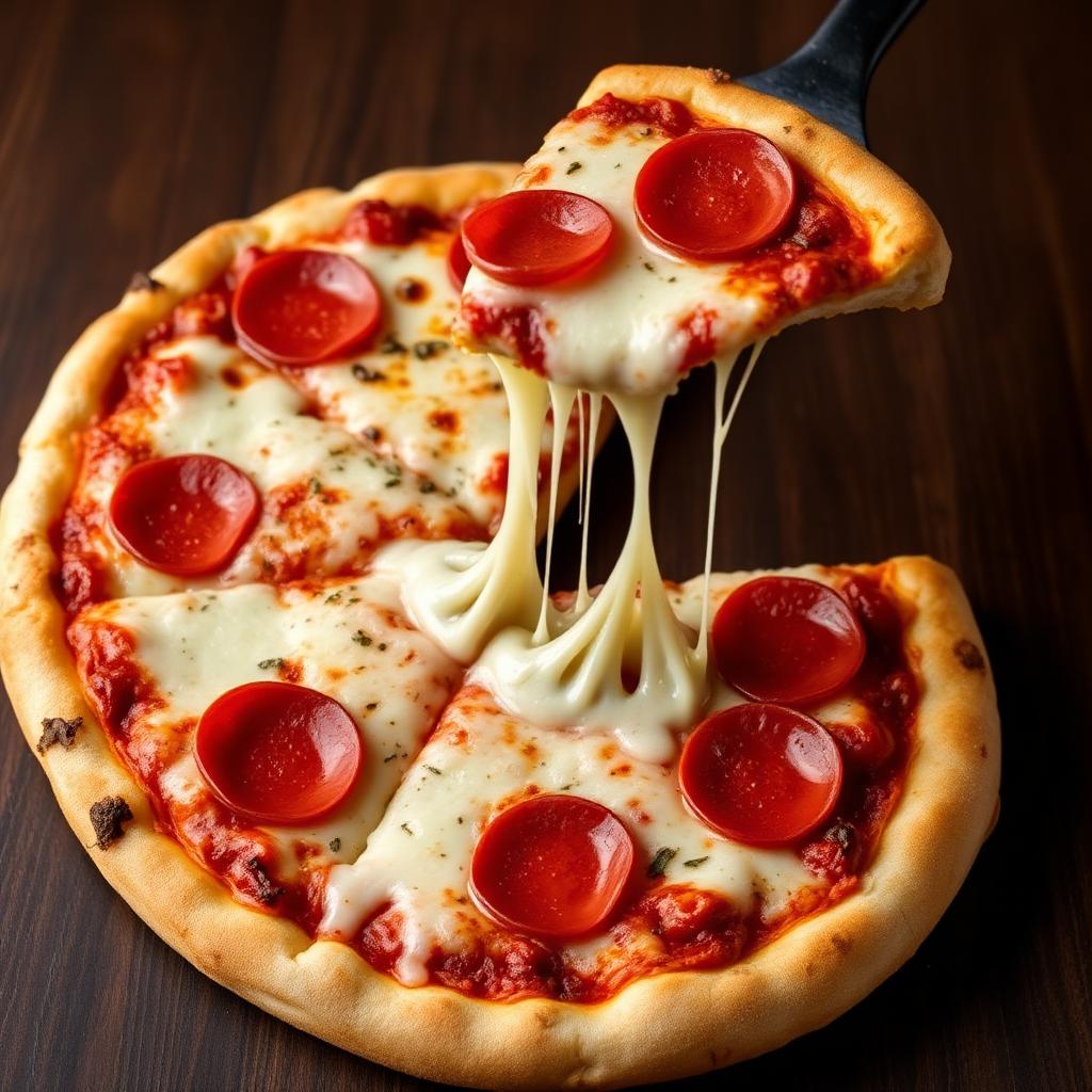 Post de pizzaria gerado por IA